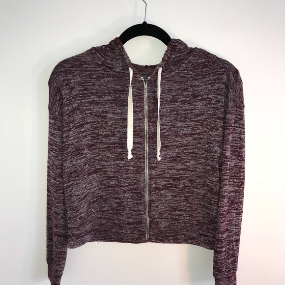 american eagle zip up sweater